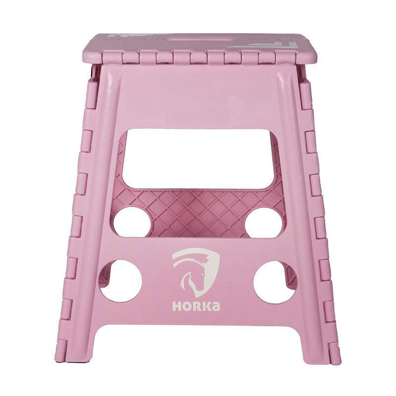 Horka GET UP Roze – Handig Opvouwbaar Opstapkrukje voor Paardrijden
