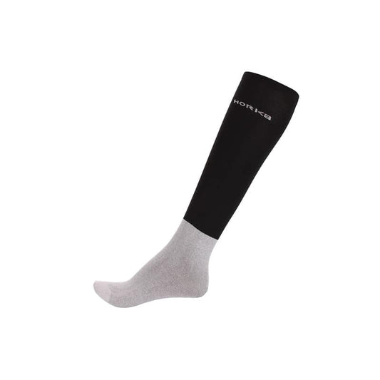 Horka Show Sokken Zwart | Comfortabele Paardrijsokken – Livin Horse Shop