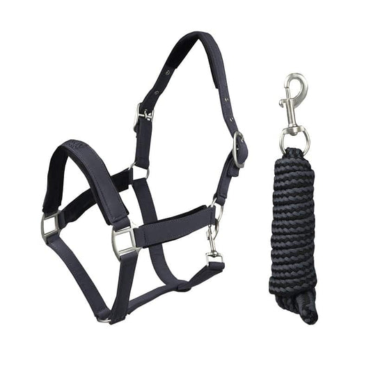 Horka Halsterset Premium Equestri pro embossed anthracite