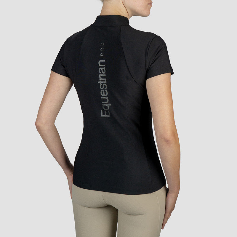 Horka Trainingsshirt Grande Zwart – Ademend & Sneldrogend Baselayer met Korte Mouwen