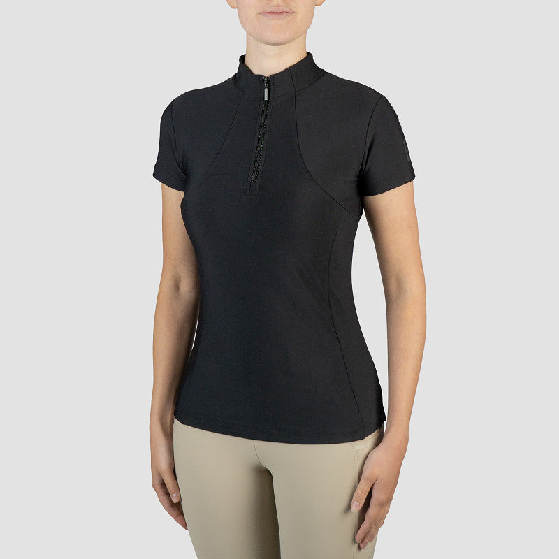 Horka Trainingsshirt Grande Zwart – Ademend & Sneldrogend Baselayer met Korte Mouwen