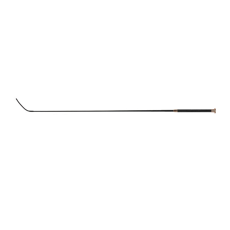 Whip with imitation leather handle Black / Pink
