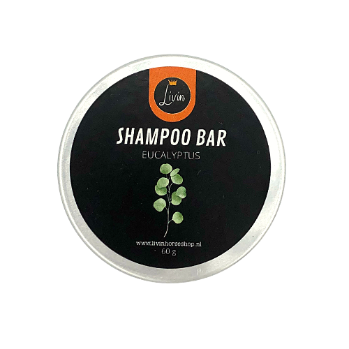 lLivin Shampoo Bar Eucalyptus – Verzorgend . De verzorgingsproducten voor paard en pony zijn verkrijgbaar bij livin horse shop