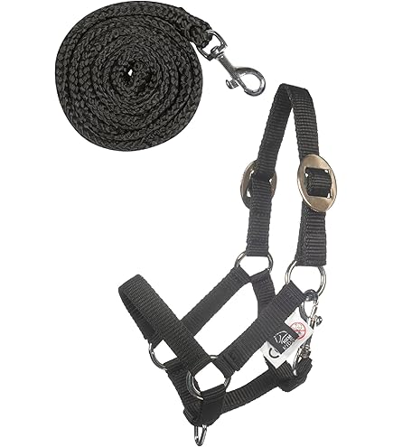 HKM Halsterset Hobby Horsing Zwart – Stijlvolle Halster & Touw voor Stokpaarden