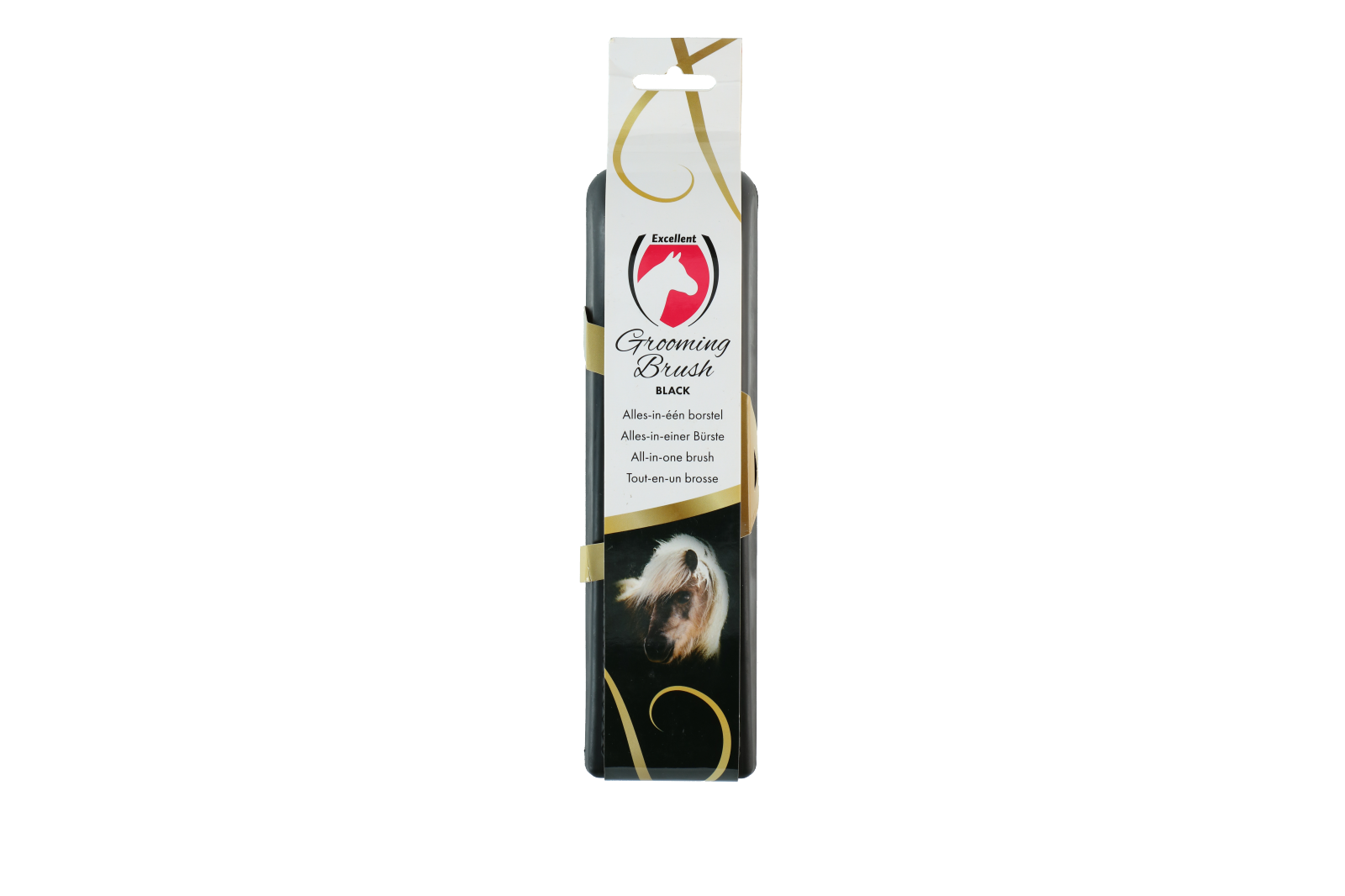 Excellent Grooming Brush – Multifunctionele Borstel voor Paard. Deze bijzondere borstel voor paard en pony is verkrijgbaar bij livin hofrse shop.