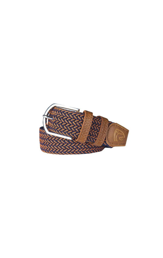 Bestel de Horka Stretch Riem Blauw/Oranje bij Livin Horse Shop. Trendy elastische riem in frisse kleuren. Comfortabel, modieus en verkrijgbaar in verschillende maten.