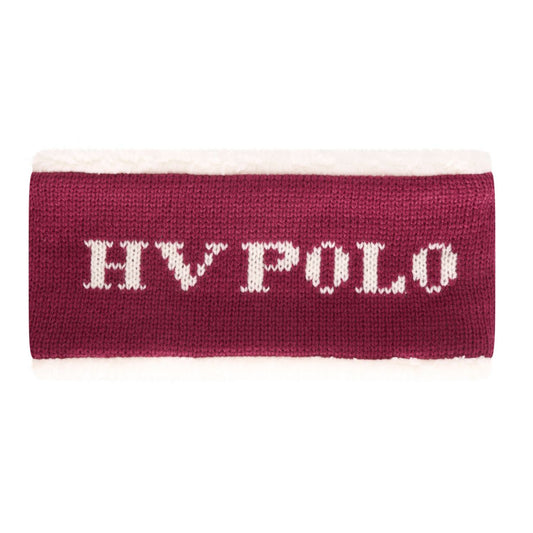 HV Polo HVP Belleville hoofdband – warm en zacht met fleecevoering. Modieuze gebreide look met logo. Perfect voor koude winterdagen.