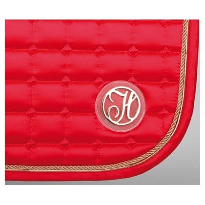 Harry’s Horse Zadeldekje Reverso Satin - Fuchsia. Dit Harry's Horse zadeldek Fuchsia is verkrijgbaar bij Livin Horse Shop. Zadeldek - zadeldekjes - zadeldekken - zadeldek paard - foto detail