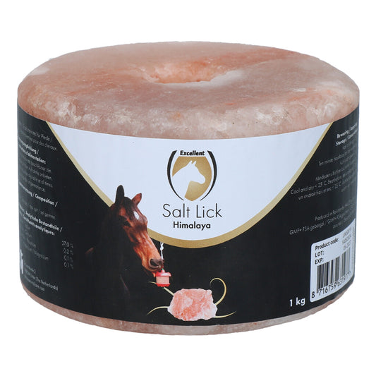 Excellent Liksteen Himalaya 1 kg – 100% Natuurlijk Himalayazout voor Paard & Pony