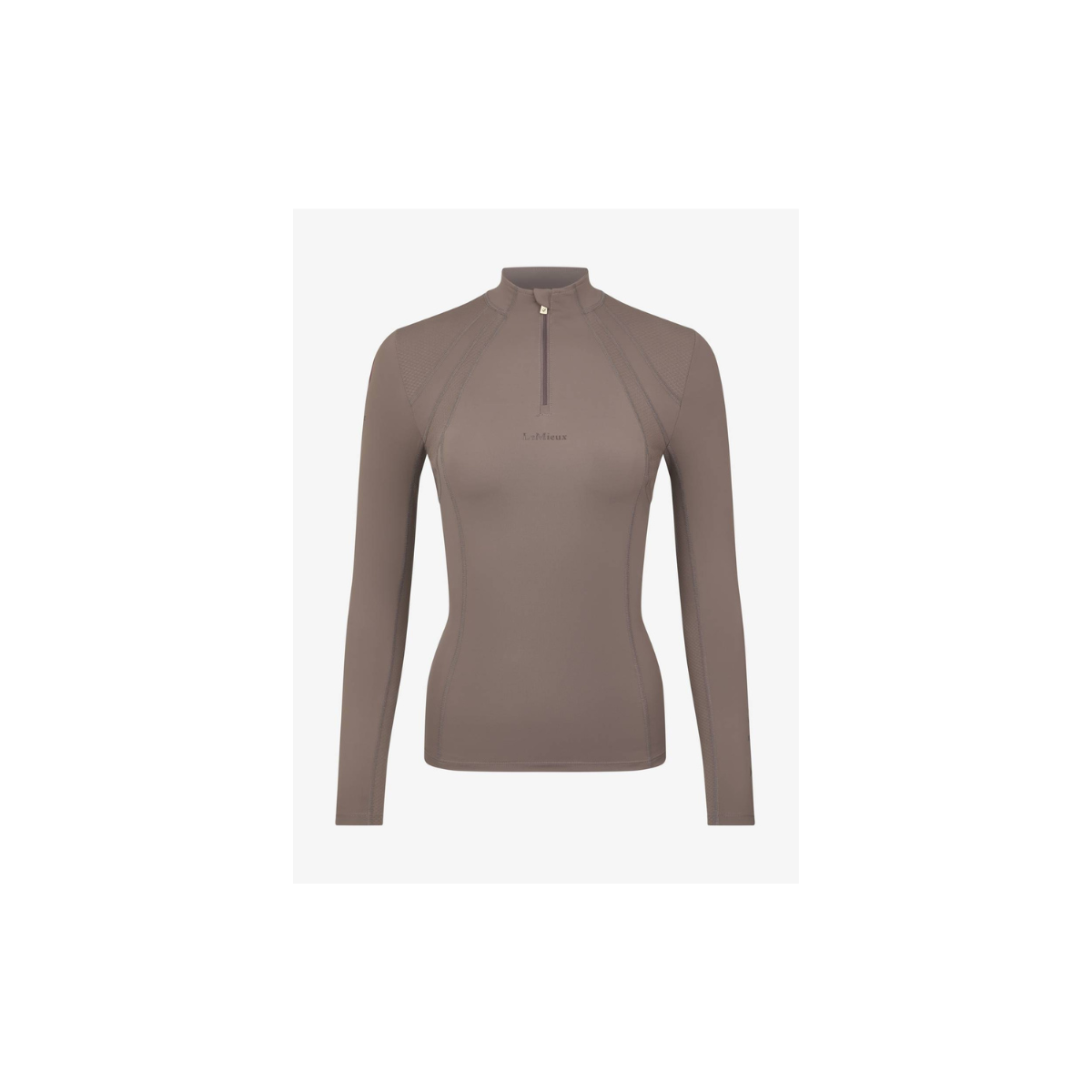 LeMieux Mia Mesh Long Sleeve Base Layer Walnut