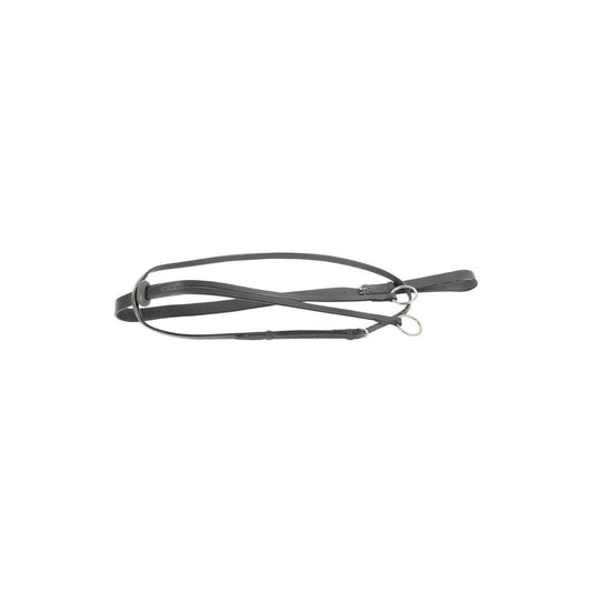 Harry’s Horse Martingaal Zwart – Lederen Martingaal met Nikkel Ringen | 2,5 cm Breed. Alles voor paard en ruiter verkrijgbaar bij Livin Horse Shop!