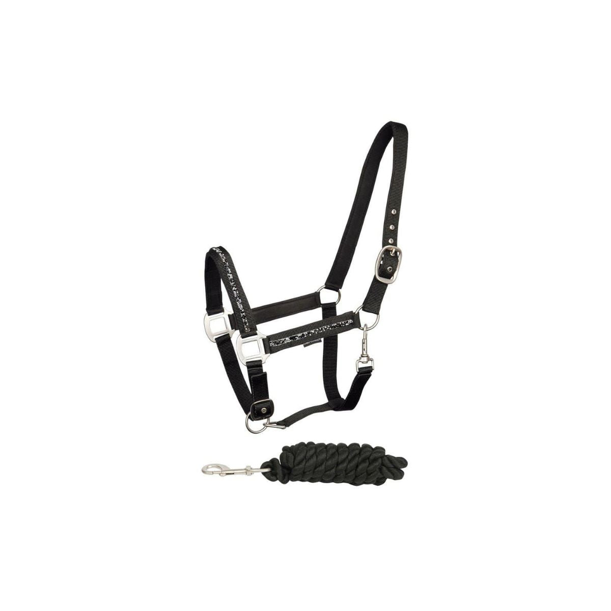 Harry's Horse Halter Set Quartz Black *