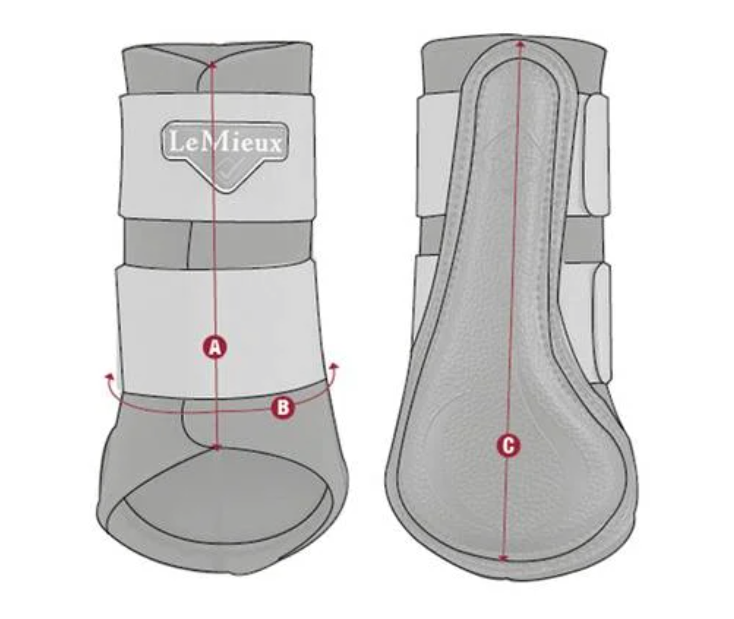 LeMieux Grafter Brushing Boot Zwart – Sterke Allround Beenbescherming | Livin Horse Shop