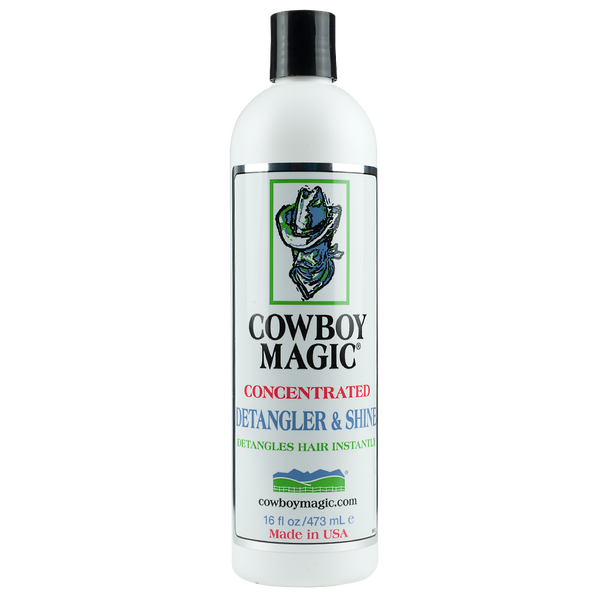 Cowboy Magic Detangler & Shine 473ml, livin horse shop is dealer van verzorgingsproducten van cowoy magic.