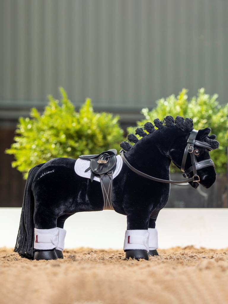 LeMieux Speelgoed Pony Bandages White – Set van 4 Witte Fleece Bandages voor Toy Pony. Toy pony - speelgoed pony - lemieux bandages toy pony
