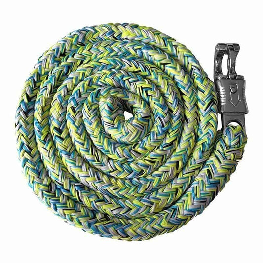 halstertouw Neongroen. Neongroen halstertouw met paniekhaak, ideaal voor dagelijks gebruik. Sterk, duurzaam en veilig. Comfortabel in de hand en makkelijk los te maken in noodsituaties. Perfect voor paarden en pony’s. Verkrijgbaar bij Livin Horse Shop.