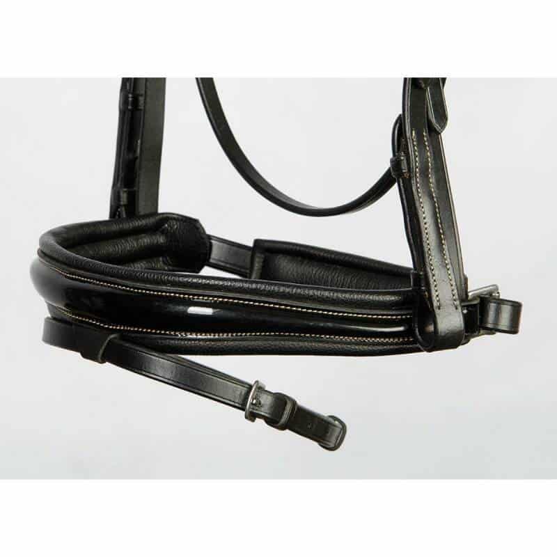 Harry's Horse Lancaster Bridle – Anatomical Luxury Bridle with Crystals & Patent Leather Noseband