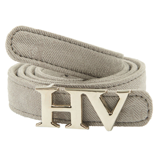 Stijlvolle HV Polo HVP Donna riem van PU-leer met logo en metalen HV-buckle. Perfect voor een sportieve of casual look.