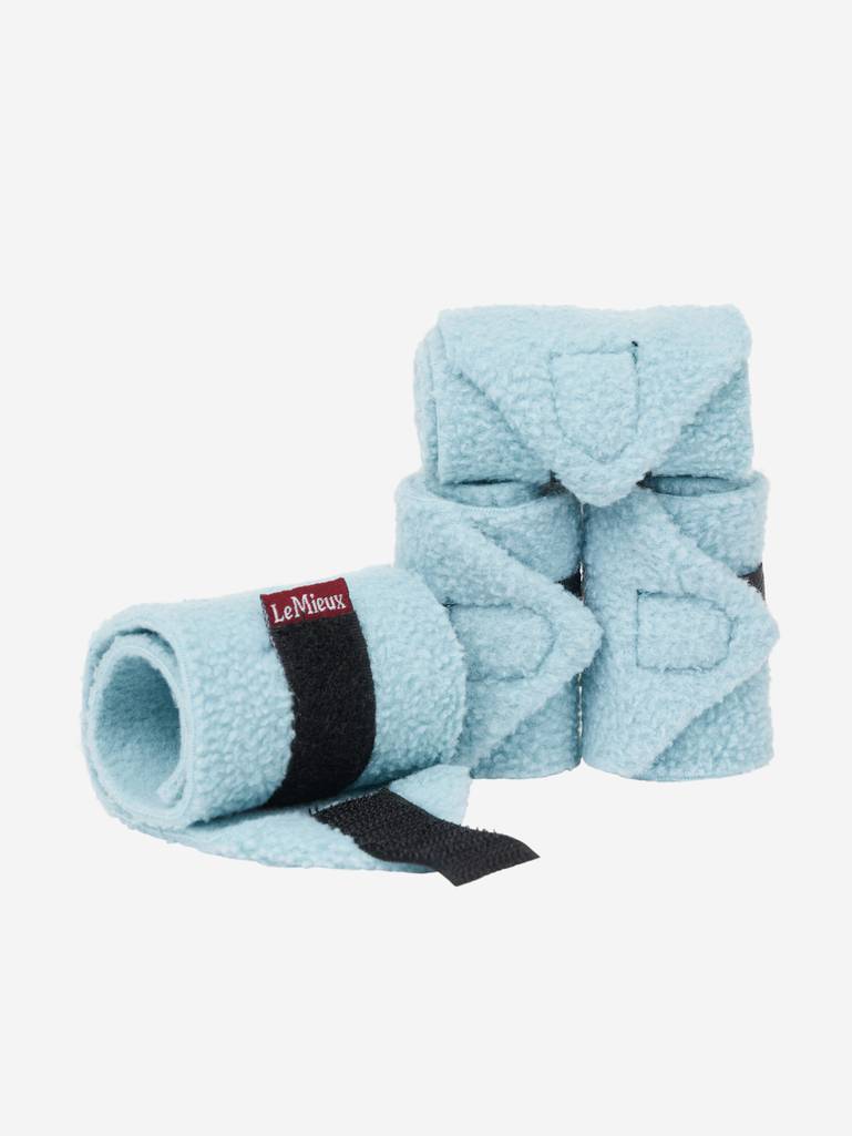 LeMieux Speelgoed Pony Bandages Glacier – Set van 4 Luxe Fleece Bandages voor Toy Pony. Deze toy pony is verkrijgbaar bij livin horse shop. frontaanzicht toy pony bandages