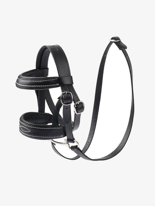 LeMieux Speelgoed Pony Bridle Black – Realistisch Leren Hoofdstel voor Toy Pony met Bit en Teugels. Frontaanzicht toy pony hoofdstel