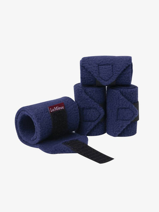 LeMieux Toy Pony Bandages Ink Blue – Mini Fleece Bandages voor Speelgoed Pony. Dze bandages toy pony Ink Blue is verkrijgbaar bij Livin Horse Shop. Frontaanzicht bandages speelgoed pony