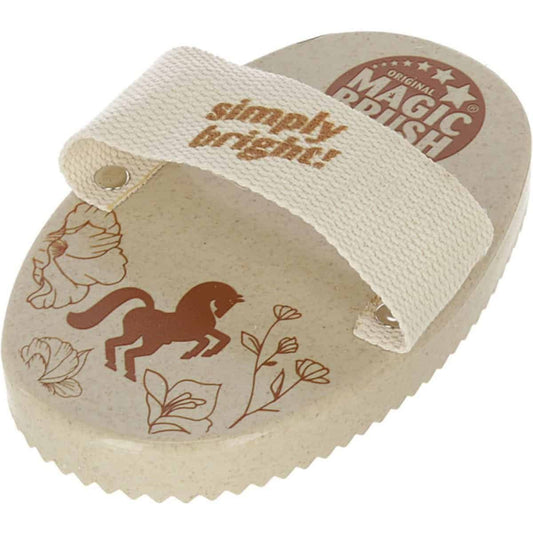 Magic Brush Rosborstel Water Lily Gerecycled. Duurzame Magic Brush Water Lily Rosborstel gemaakt van 60% gerecycled plastic en natuurlijke rijst- en strovezels. Handvat van 100% katoen. Compact en milieuvriendelijk.