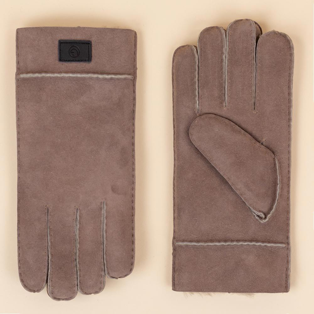 Moonrise heren gevoerde handschoenen Carlisle – Luxe 100% leren handschoenen met zachte wolvoering en leren brand tag. Warm, stijlvol en duurzaam voor de winter.
