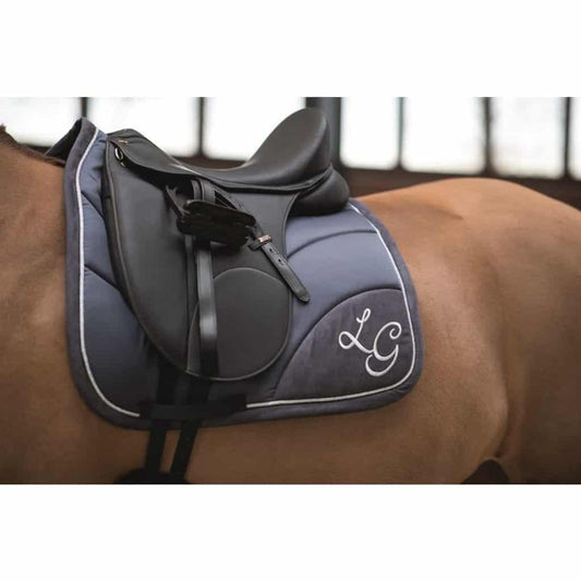 HKM Sports Saddle Pad Lauria Garelli Classic blue graphite *