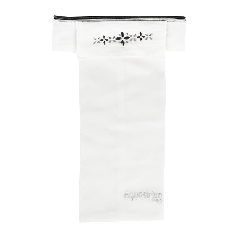 Horka Plastron Delicate – Satijnlook Wedstrijdplastron met Crystal Steentjes