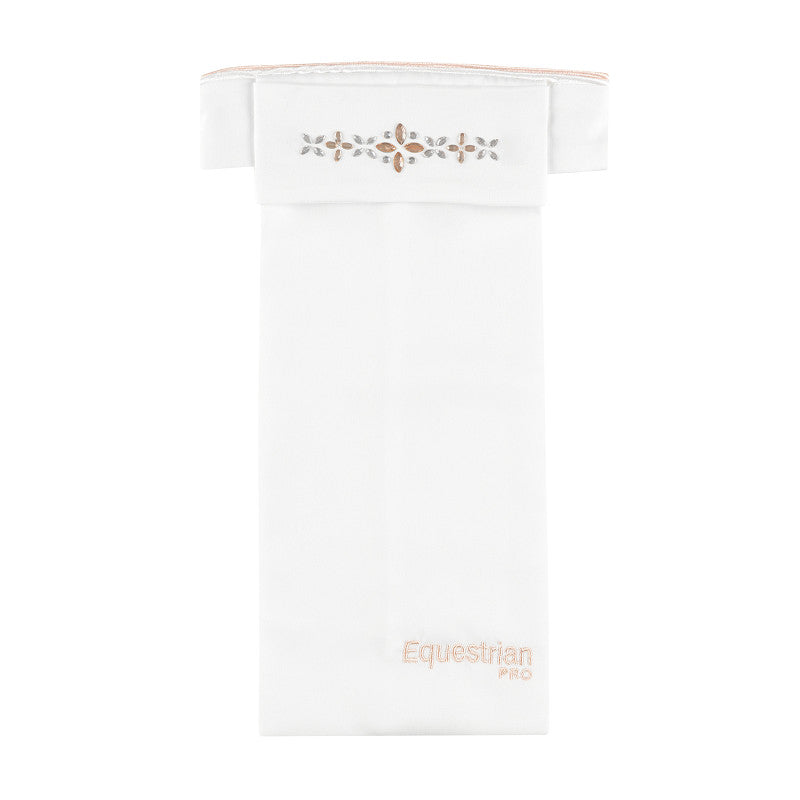 Horka Plastron Delicate – Satijnlook Wedstrijdplastron met Crystal Steentjes