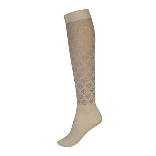 Horka Sokken Classic Dune – Comfortabele Paardrijsokken met Verstevigd Voetbed