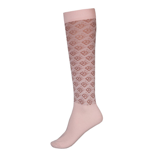 Horka Sokken Classic Rose Quartz – Comfortabele Paardrijsokken met Verstevigd Voetbed