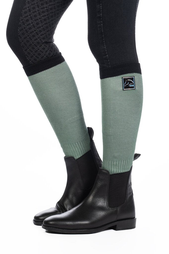 HKM Sports Horse Riding Socks Harbour Island - Light Green