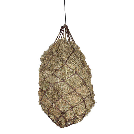 Horka Hay Net with Normal Mesh 10x10 cm – Durable &amp; Practical, 105 cm (Brown) 