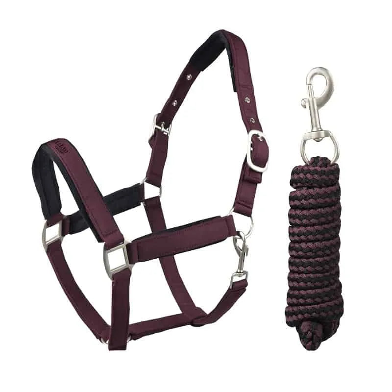 Horka Halter Set Premium Equestri pro embossed wine *