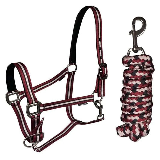 Horka Halter set equestrian pro Bordeaux *