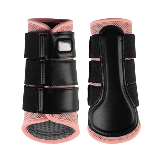 Horka Beenbeschermers Brilliance: ademende mesh beenbeschermers met bamboe voering en sterke klittenbandsluiting. Comfort en bescherming voor je paard.