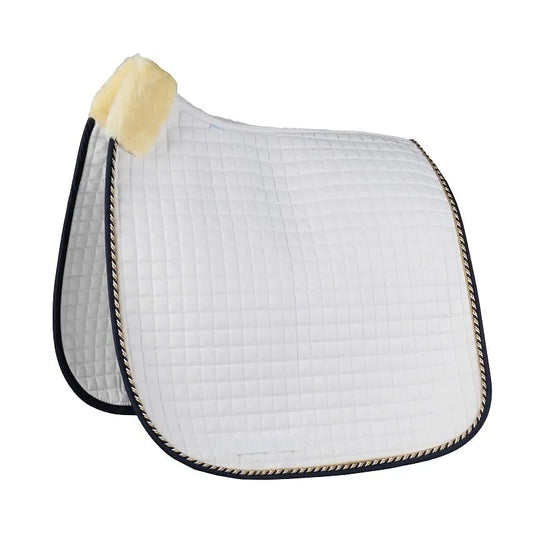 Horka saddle pad dressage chic white