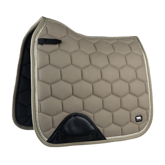 Horka Zadeldek DR Brilliance Dune  – Ademend Dressuurzadeldek met Luxe Glitterdetails