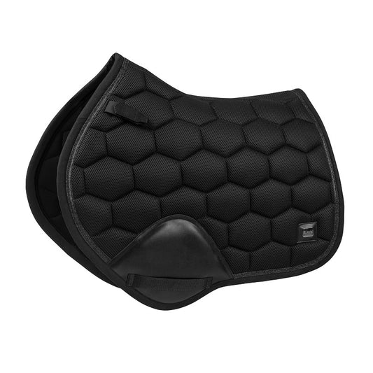 Horka Zadeldek CC Brilliance Zwart – Ademend & Luxe Mesh Zadeldek met Glitterdetails