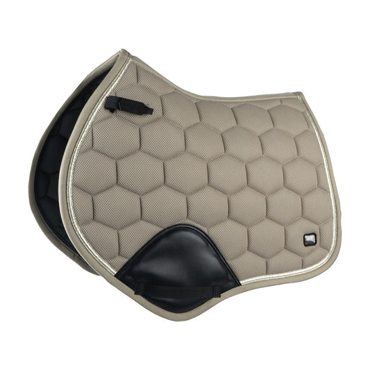 Horka Zadeldek CC Brilliance Dune – Ademend & Luxe Mesh Zadeldek met Glitter