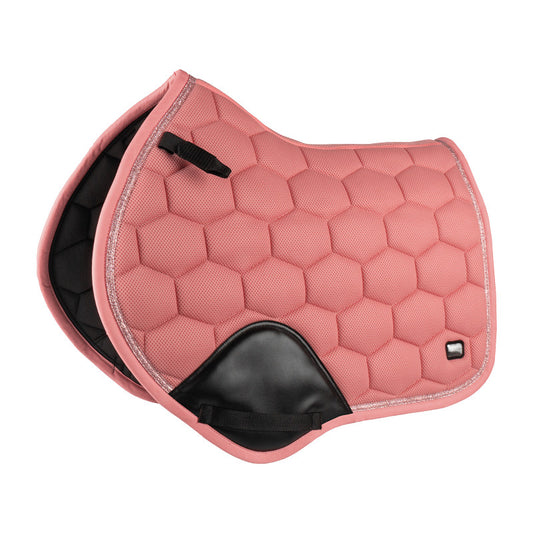 Horka Zadeldek CC Brilliance Rose Quartz  – Ademend & Luxe Mesh Zadeldek met Glitterdetails