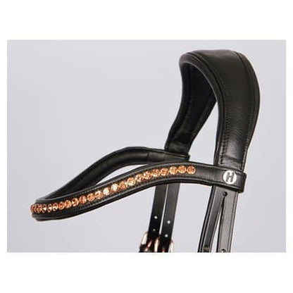 Harry's Horse Bridle Rosegold anatomic *