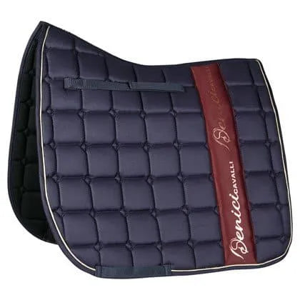 Harry, Horse Saddle Pad Denici Cavalli Maroon Navy *