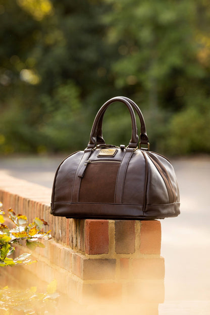 LeMieux PU Leather cap bag brown