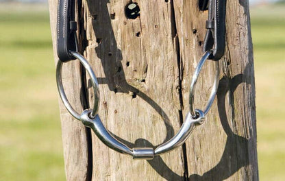 Harry's Horse Water Snaffle Anatomical Double Faults Roll-R 14mm — 11.5cm