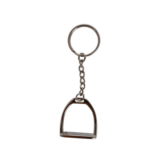 Horka Silver Stirrup Keychain – Stylish Accessory for Horse Lovers