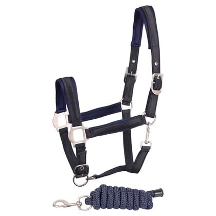 Harry's Horse Halsterset Satin Navy