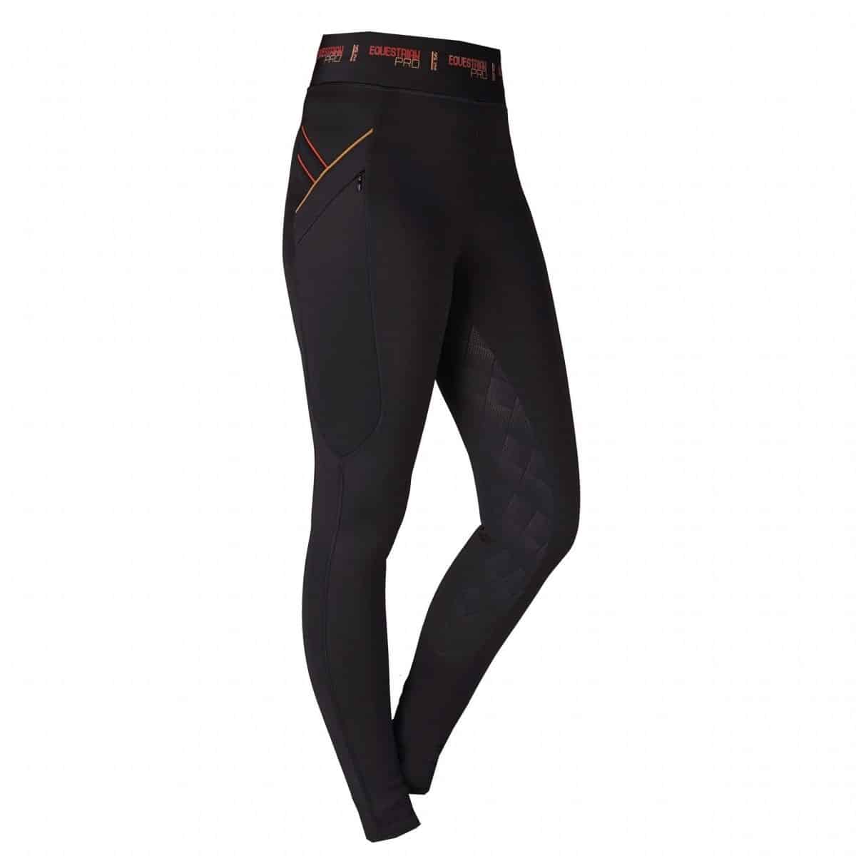 De Horka Rijlegging Jubilee Zwart is een bestseller dames rijlegging met perfecte pasvorm, brede elastische broekband, matte silicone full seat voor grip in het zadel en praktische telefoon zak.