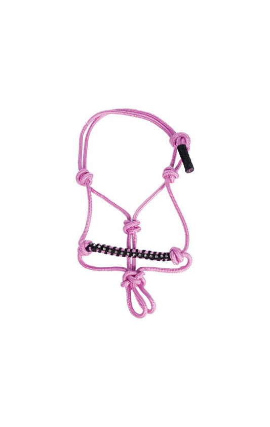 HKM Hobby Horsing Rope Halter - Pink